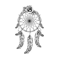 Dream catcher with feathers