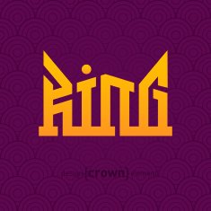 King Crown vector design element