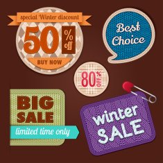 Winter sale Fabric and knit