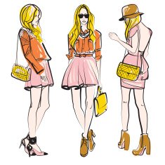 Three fashionistas