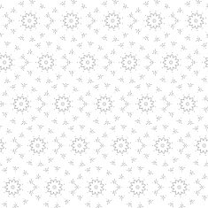 Seamless Contour Floral Pattern N5