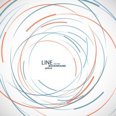 Vector abstract color line and circle background N12