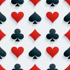 Card Suit Seamless Background