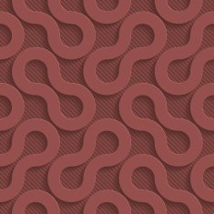 Marsala color vector seamless pattern with 3D effect N20
