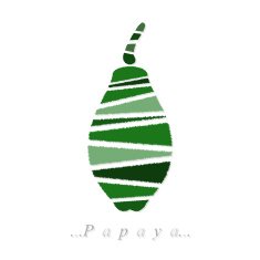 Vector of fruit papaya icon