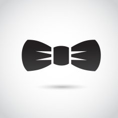 Bow icon isolated on white background N2