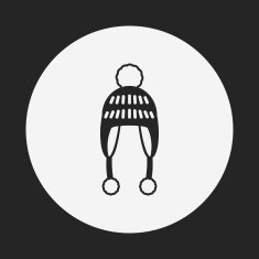 Winter hat icon N6