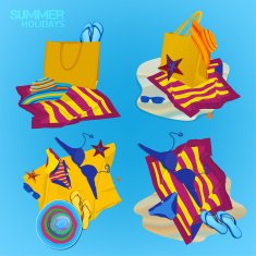 Beach bag set