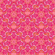 Colorful Ethnic Festive Abstract Floral Vector Pattern N3