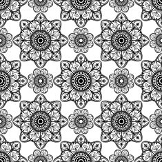 Seamless pattern of mosaic
