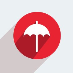 Vector red circle icon on gray background Eps10 N13