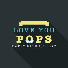 Greeting or invitation card for Father's Day celebration N2