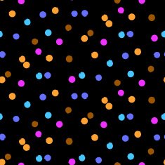 Ditsy vector polka dot pattern N3