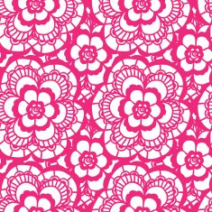 Lace seamless pattern with flowers N83
