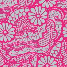 Lace seamless pattern with flowers N85