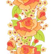 Seamless floral ornament N36
