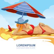 girl in the red bikini N2