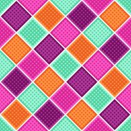 seamless colorful geometric square pattern