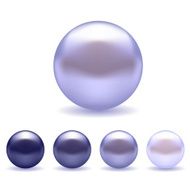 Exotic Blue Pearls Set
