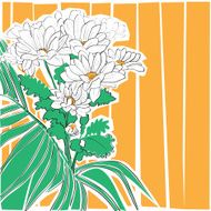 flowers card N4