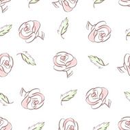 roses and leaves N4