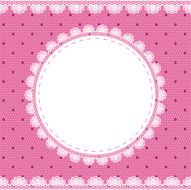 Elegant doily on lace gentle background N9
