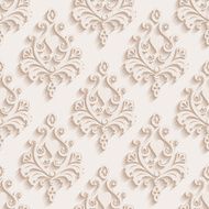 Seamless wallpapers in the style of Baroque Can be used N14