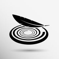 icon vector fabric button isolated soft white symbol N3