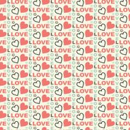 Heart love seamless pattern N66