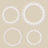 Set of vintage frame design vector illustration