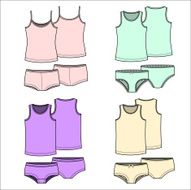 T-shirts and underwear Color