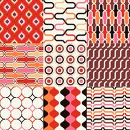 seamless geometric pattern set N3