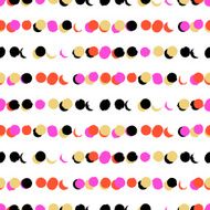 Simple striped geometric pattern with dots