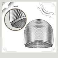 Clothes for swimmers Engraving style 6 N2