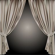 grey curtain N2