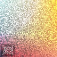Abstract tech background mosaic with a pattern of triangles