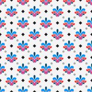 Colorful damask pattern N2