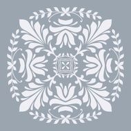 Ornamental floral element for design N6