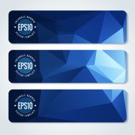 Abstract vector header banners N63