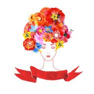 girl with flowers in your hair N5