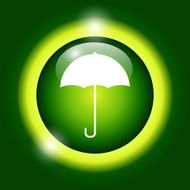 Umbrella sign icon Rain protection symbol Flat design style N4