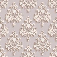 Seamless wallpapers in the style of Baroque Can be used N15