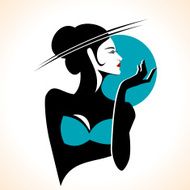 Beautiful Woman Silhouette N16