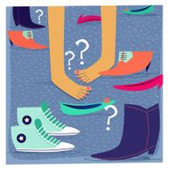 Girl Choosing Shoes