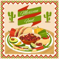 Mexican food poster