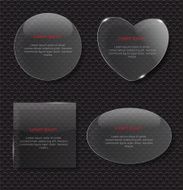 Glass Transparency Frame Vector Illustration N14