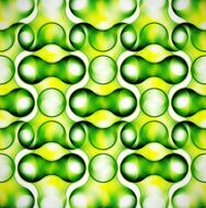 Green bubble background