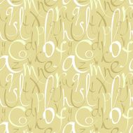 Seamless pattern with hand drawn letters N4