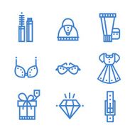 Science icons set N9