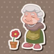 family grandmother character theme elements N38